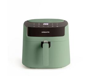 CREATE/FRYER AIR PRO LARGE/Friteuse sans huile 6,2L Vert Sauge / 8 programmes automatiques, sélecteur de température 40-200°, 1800W