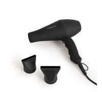 CREATE/HAIR STYLER/Sèche-cheveux noir/Moteur AC, rapide, 2 embouts inclus, 3 niveaux de température, fonction air froid, 2 vitesses d'air, 2100W