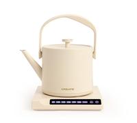 HATTORI - Bouilloire Électrique 0,5 L Avec Contrôle De La Température Blanc Cassé