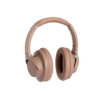 CREATE / Headphones ANC Studio/Casque Audio sans Fil à Arceau Moka/Réduction de Bruit, Pliable, Bluetooth, Charge Rapide USB-C, 4 micros, 20W