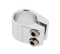 Create idea 1 collier de serrage de tige de selle de vélo de 25,4 mm en alliage d'aluminium pour VTT, vélo de route, vélo plié, argenté