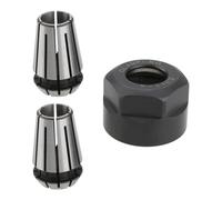 Create idea 1 ensemble ER11 d'écrous de serrage à ressort ER11 de 6,35 mm avec écrou de serrage ER11 adapté pour la gravure CNC, outil de fraisage
