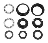 Create idea 1 Jeu de Supports de Pédalier de Vélo Carnk 5/16x9 24TPI Ensemble de Vélo de Croisière BMX Compatible avec BMX Compatible avec Vélo de Croisière Vélo Noir