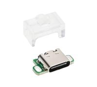 Create idea 1 Module D'interface de Console de Jeu DIY Port de Charge USB-C Adaptateur GBASP vers USB-C avec Couvercle Biseauté Transparent Compatible avec Gameboy