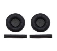 Create idea 1 Paire Coussinets d'oreille Compatible avec Sennheiser PX100 PX100-II PX200 PX200-II PXC150 PXC200 Coussinets de Bandeau pour Casque Pièces de Réparation, Noir