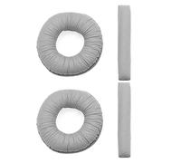 Create idea 1 Paire de Coussinets d'oreille Compatible avec Sennheiser PX100 PX100-II PX200 PX200-II PXC150 PXC200 Coussinets de Bandeau pour Casque Pièces de Réparation, Gris