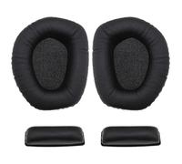 Create idea 1 Paire de Coussinets et 2 Coussinets pour Casque Sennheiser HDR165 HDR175 HDR185 HDR195 RS165 RS175 RS185 RS195 Noir