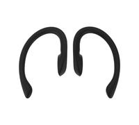 Create idea 1 Paire de Crochets Oreille de Rechange en Silicone pour écouteurs de Gym Crochets d'oreille Boucles Oreille Courbures Compatible avec Powerbeats Pro PVC Noir