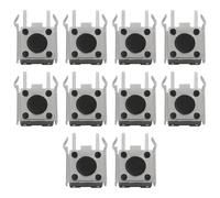 Create idea 10 Micro-Boutons de Déclenchement épaule à 4 Broches Bouton de Clé LR Micro-Interrupteur Gauche/Droite Déclencheur épaule Compatible avec Nintendo GBA SP/NDS/GBM