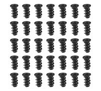 Create idea 100pcs Vis d'installation de Ventilateur de Refroidissement pour Boîtier d'ordinateur Compatible avec 70mm 80mm 90mm 92mm 120mm 140mm Ventilateur de Boîtier d'ordinateur, Noir