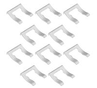 Create Idea 10pcs Clips de Tuyau de Frein de Voiture en Acier Au Manganèse - Support en Forme de U, Pince de Retenue 25.5x24mm