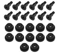 Create idea 12 Ensembles Vis de Disque Dur de 2,5 Pouces avec Kit de Rondelle en Caoutchouc Vis d'absorption des Chocs de Disque Dur Vis d'absorption des Chocs pour Boîtiers d'ordinateur HDD SSD