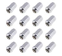 Create idea 16pcs Écrou de Roue M12x1.5 Ensemble Conique 60 Degrés 19/21mm Clé Hexagonale Compatible pour Voiture