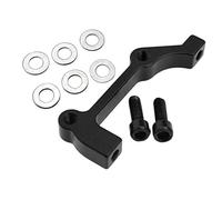 Create idea 180mm Adaptateur de Frein à Disque Arrière CNC Support de Poteau d'étrier PM à is Noir