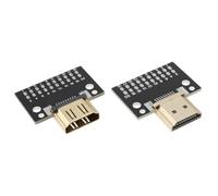 Create idea 2 Pièces Carte de Test HDMI Mâle Et Femelle Carte de Transfert de Données Compatible avec PS4 Compatible avec PS5