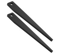 Create idea 2 Pièces Dérive Conique Noire en Acier à Haute Teneur en Carbone pour Cône Morse MT3 Manchons de Perçage de Tour 190x25x6mm pour Perceuses à Presse Perceuses Radiales