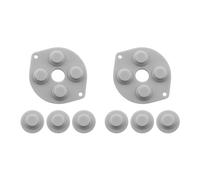 Create idea 2 Sets Tampons de Boutons en Silicone pour Consoles de Jeux Adhésif Conducteur Tampon de Boutons Conducteurs Portable Compatible avec Sega Game Gear Pièce de Rechange du Contrôleur