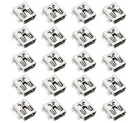 Create idea 20 Pièces Mini Connecteur USB Type B Femelle 5 Broches Prise PCB SMD SMT pour Ordinateur Téléphone Portable MP3 Et Réparation de Tablettes