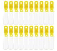 Create idea 20pcs 18mm Adaptateurs de Flotteurs en Silicone Adaptés Aux Pieds de Flotteur de 1,0 à 1,5mm pour La Pêche à La Carpe Et La Pêche Au Gros