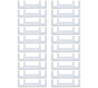 Create idea 20pcs Bande de Fusible Plat Remplacement Fusible de Bande d'ampli Mixte Fusible Automobile Lames de Fusible Plat Blocs de Fusibles Plats Accessoires de Voiture DC 32V