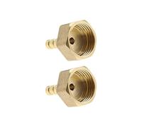 Create idea 2pcs 6mm 1/2 Pouces BSP Filetage Femelle Barbillon en Laiton Raccords Connecteurs Tuyau Joint Barbelé Adaptateur Coupleur pour Carburant Air Gaz Eau Huile