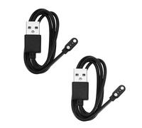 Create idea 2pcs Câble de Charge Magnétique USB 2 Broches 2,5 mm 60 cm Compatible avec Certaines Montres Fitpolo ID205L ID205U ID205S ID216 SW021 SW023 SW025 et Letsfit IW1 IW2 EW1