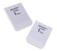 Create Idea 2pcs Carte Mémoire 1MB 15 Blocs pour Sony PS1 Playstation 1 PSX Game System