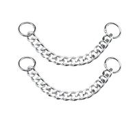 Create idea 2pcs Chaussures Breloques Chaîne en Métal Style Bricolage Décoration Accessoires Rechange pour Sandales Chaussures Décontractées Fête Anniversaire Noël