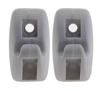 Create idea 2pcs Clip de Crochet de Pare-Soleil 191-857-559 Clip de Pare-Soleil Support de Suspension de Visière Intérieure Automobile Rivet de Remplacement Gris Compatible avec Golf MK1 MK2