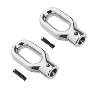 Create idea 2pcs Crochet d'anneau d'auvent Machine Levage d'auvent Anneau Levage d'auvent Crochet Manivelle Anneau Engrenage à Vis sans Fin Matériel d'auvent Robuste 62x31.4x10mm Filetage M10