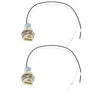 Create idea 2pcs Douilles de Lampe G9 en Céramique Connecteur de Support d'ampoule Longueur de Ligne de 10 Pouces pour Ampoule LED Halogène CFL