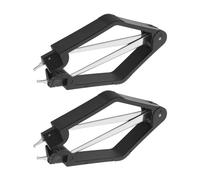 Create idea 2PCS Extracteur de Puce IC en Acier Inoxydable Outil d'extraction de Puce Extracteur PLCC Outil d'extraction de Puce Extracteur de Puce en Forme de U