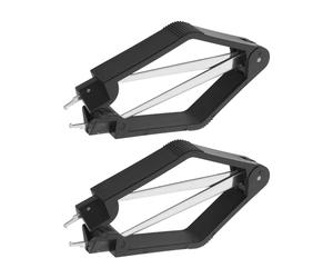 Create idea 2PCS Extracteur de Puce IC en Acier Inoxydable Outil d'extraction de Puce Extracteur PLCC Outil d'extraction de Puce Extracteur de Puce en Forme de U