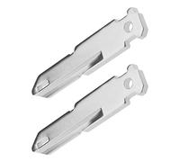 Create idea 2pcs NE73 Clé de Voiture Lame Non Coupée Clé Vierge Véhicule d'urgence Insérer Clés Automobile Intérieur Accessoires Pièces de Rechange de Rechange