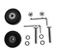 Create idea 2pcs OD40mm Roues de Valise Bagages roulettes Kit de Réparation Remplacement Rechange Axes Deluxe