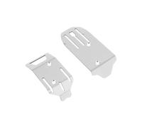 Create idea 2PCS Plaques de Protection de Châssis Avant Et Arrière en Acier Inoxydable Compatible avec Arrma 1/18 Typhon Grom Les Pièces de Mise à Niveau