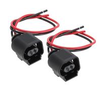 Create idea 2X 2 Broches Connecteur de Réparation Automobile Prise de Faisceau Compatible avec VW, Compatible avec Audi, Compatible avec Seat, Compatible avec Skoda 8K0973702