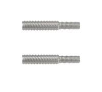 Create idea 2X Adaptateurs Filetés à Double Extrémité M8 X 20 à M10 X 35 en Acier Inoxydable 304 pour Poteaux en Sisal Et Griffoirs 55 Mm