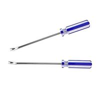 Create idea 2X Bleu Poignée en Plastique Clou Agrafe Rivet Goujon Levant Décapant Extracteur Griffet Tournevis Tapis Garage Menuiserie Porte Main Outil