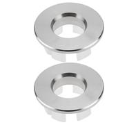 Create idea 2x Couvercles de Trop-plein pour ¨¦viers de Cuisine Et Salles de Bains en Acier Inoxydable de 22 ¨¤ 24 Mm