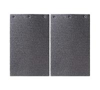 Create idea 2x Plaque d'appui en Carbone pour Ponceuse 3 Trous 172x110mm 424057-1 Tapis Arrière pour Ponceuse Compatible avec Makita M9400B 9403 MT190 MT9