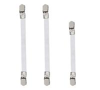 Create idea 3pcs Clips pour Housse de Planche à Repasser Attaches Élastiques pour Housse de Repassage Sangles Réglables Pince d'angle