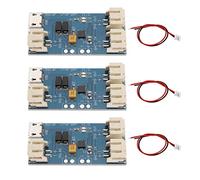 Create idea 3pcs CN3065 Mini Solaire LiPo Chargeur Conseil 500mA Lithium LiPo Batterie Module de Charge Panneau Solaire Micro USB avec 2pin JST Connecteur Câble
