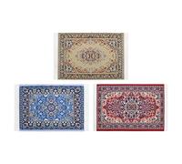 Create Idea 3PCS Tapis Maison de Poupée Miniature Couverture Décoratif Ornement DIY