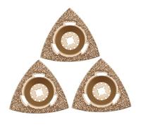 Create idea 3x Râpes Triangulaires en Carbure de Tungstène 78 Mm Adaptées Aux équipements de Coupe à Vibrations Courants Outil de Meulage Triangulaire Adapté Aux Travaux de Conception Et de Polissage