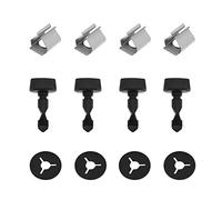 Create idea 4 Ensemble Clip de Couvercle de Pare-Chocs Boulon avec Rondelle 6Q0807180 6Q0807643 6N0129355 Compatible avec Audi A1 A3 Q7 TT CC Golf Jetta Passat Polo Transporter