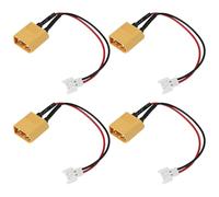 Create idea 4 Pièces Adaptateur XT60 Mâle vers Molex 51006 Mâle pour Bateau Voiture Avion Câble 10 Cm 26 AWG