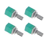Create idea 4 potentiomètres linéaires à 8 broches avec interrupteur double film carbone B50K 6 mm RV097NS pour amplificateur d'équipement audio