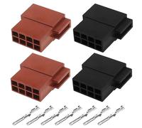 Create idea 4pcs 16 Broches Prise de Connecteur Faisceau de Câblage Audio de Voiture avec 32pcs Mini Bornes de Contacts ISO Connecteur de Câble d'adaptateur Câble d'autoradio Stéréo