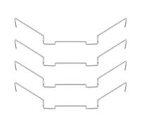 Create idea 4pcs 9cm Boucle de Fil de Ventilateur de dissipateur Thermique CPU Clips de Ventilateur de Refroidissement CPU pour Ventilateurs à Arbre Creux Compatible avec Jonsbo CR1400 CR1200